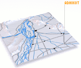 3d view of Ādhi Kot