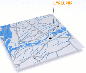 3d view of Lyallpur