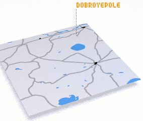 3d view of Dobroye Pole