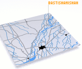 3d view of Basti Shāmi Shāh