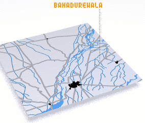 3d view of Bahādurewāla