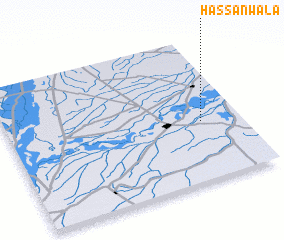 3d view of Hassanwāla