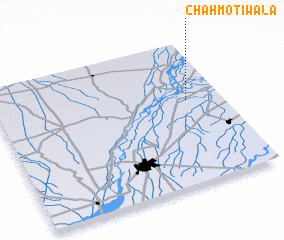 3d view of ChāhMotiwāla