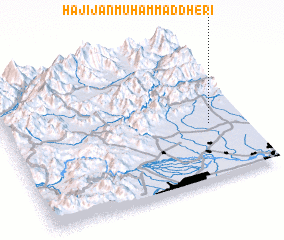 3d view of Haji Jān Muhammad Dheri