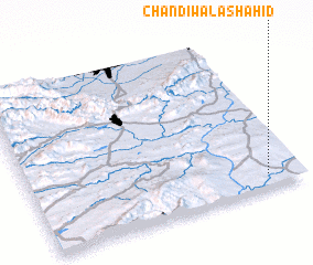 3d view of Chāndiwāla Shāhid