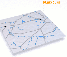 3d view of Plakhovka