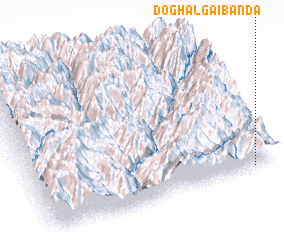 3d view of Doghalgai Bānda