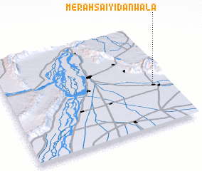 3d view of Merāh Saiyidānwāla