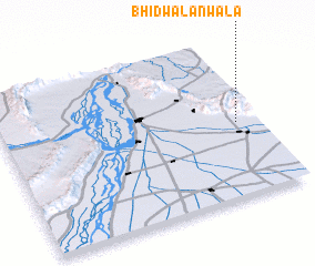 3d view of Bhidwalanwāla