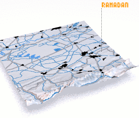 3d view of Ramadan