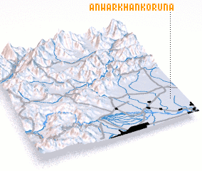 3d view of Anwar Khān Korūna