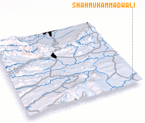 3d view of Shāh Muhammad Wāli