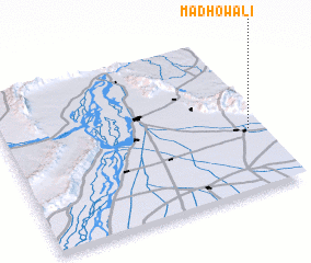 3d view of Mādhowāli