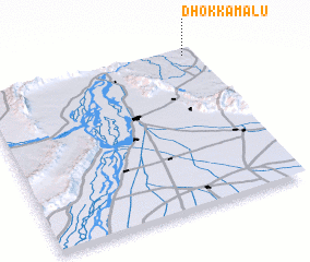 3d view of Dhok Kamālu