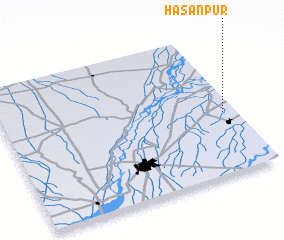 3d view of Hasanpur