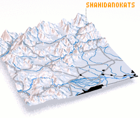 3d view of Shahidāno Kats