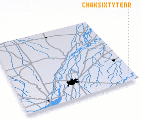 3d view of Chak Sixty-Ten R