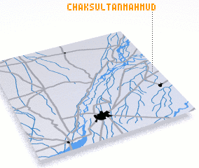 3d view of Chak Sultān Mahmūd