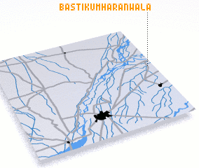 3d view of Basti Kumhārānwāla