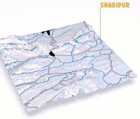 3d view of Shādipur