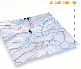 3d view of Ghaghian Dhok