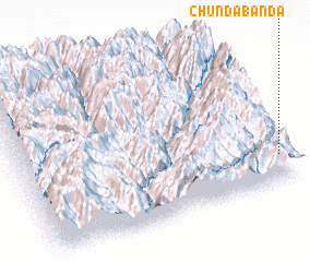 3d view of Chunda Bānda