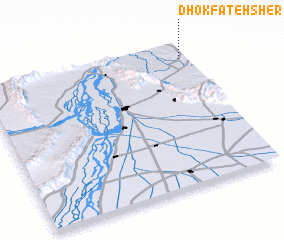 3d view of Dhok Fateh Sher