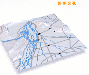 3d view of Dhok Siāl