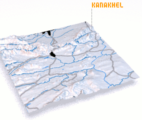 3d view of Kāna Khel