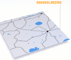 3d view of Novokolomzino