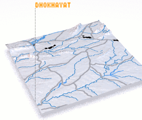 3d view of Dhok Hayāt