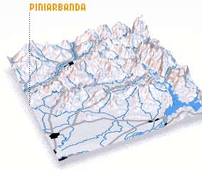 3d view of Piniar Bānda