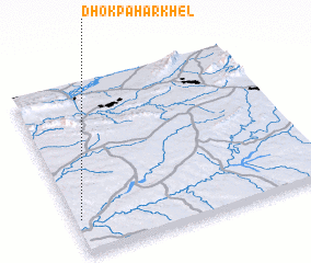 3d view of Dhok Pahār Khel