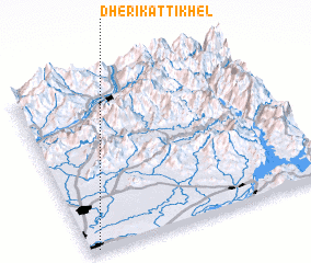 3d view of Dheri Katti Khel