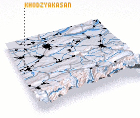 3d view of Khodzya-Kasan