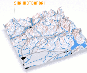 3d view of Shāhkot Bāndai