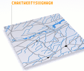 3d view of Chak Twenty-six Ghagh