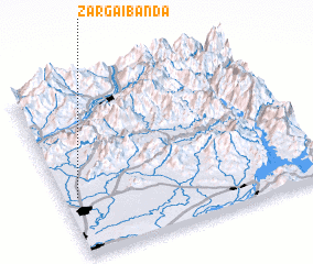 3d view of Zargai Bānda