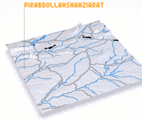 3d view of Pīr Abdullāh Shāh Ziārat