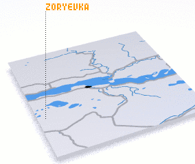 3d view of Zorʼyevka