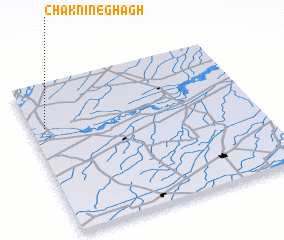 3d view of Chak Nine Ghagh