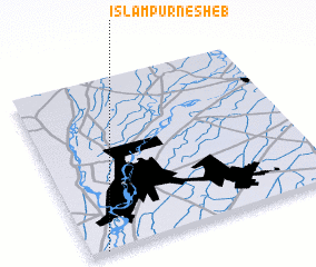 3d view of Islāmpur Nesheb