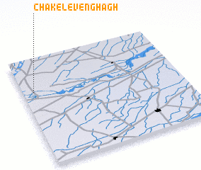 3d view of Chak Eleven Ghagh