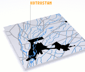 3d view of Kot Rustam