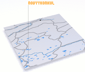 3d view of Novyy Konkul\