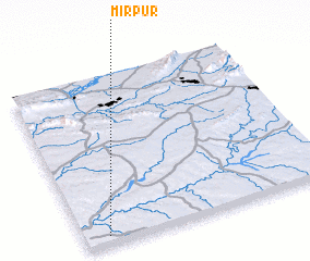 3d view of Mīrpur