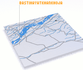 3d view of Basti Hayat Khān Khoja