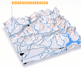 3d view of Birāraikhwar Bānda