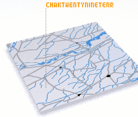 3d view of Chak Twenty-nine-Ten R
