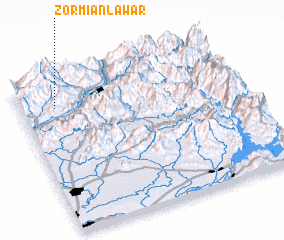 3d view of Zor Mianlāwar